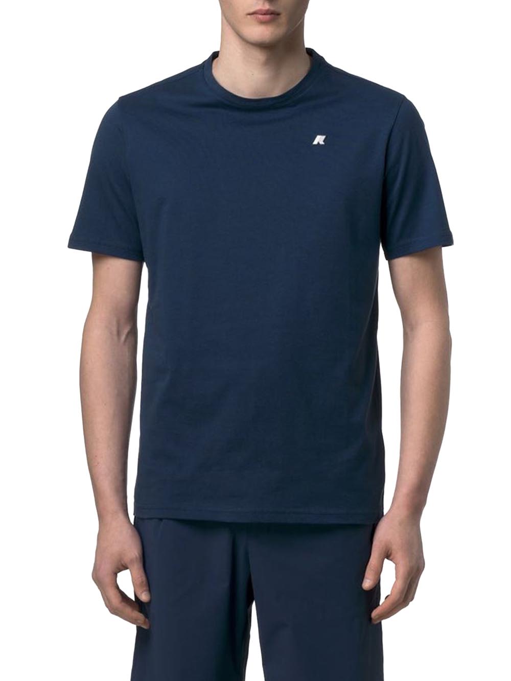 K-way T-shirt Uomo Odom Jersey Blu cobalto