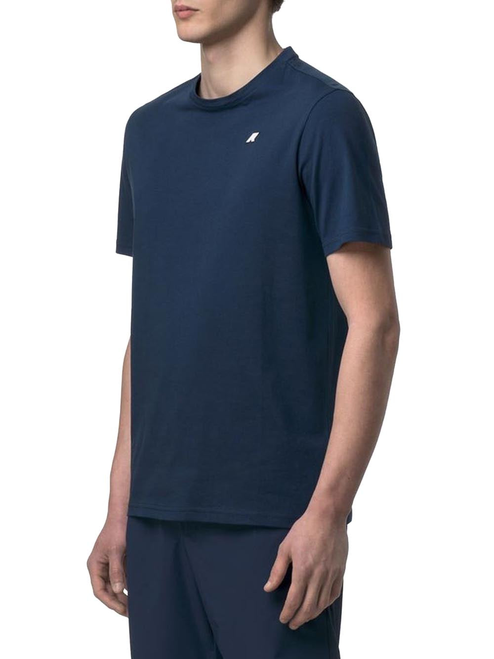 K-way T-shirt Uomo Odom Jersey Blu cobalto