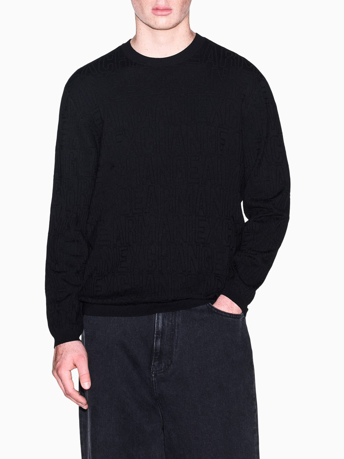 Armani Exchange Maglione Uomo Nero