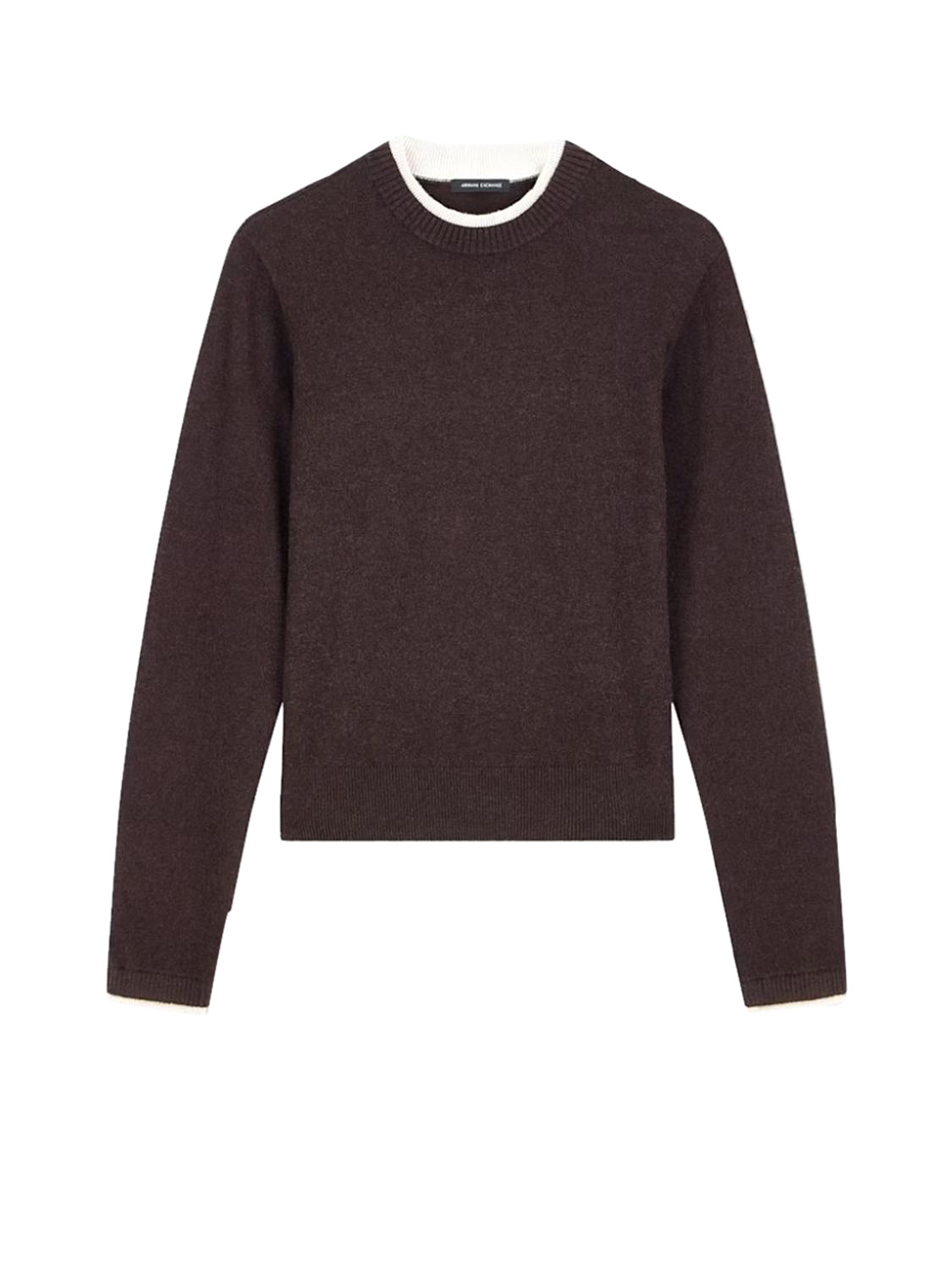 Armani Exchange Pullover Donna Marrone