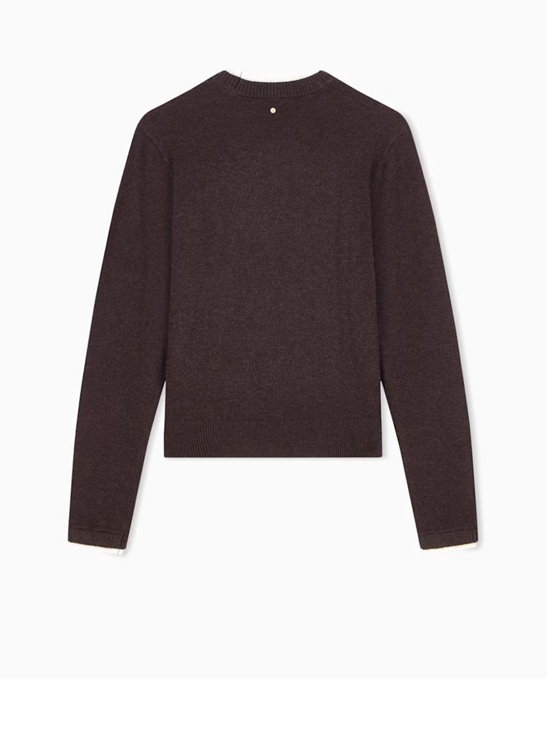 Armani Exchange Pullover Donna Marrone