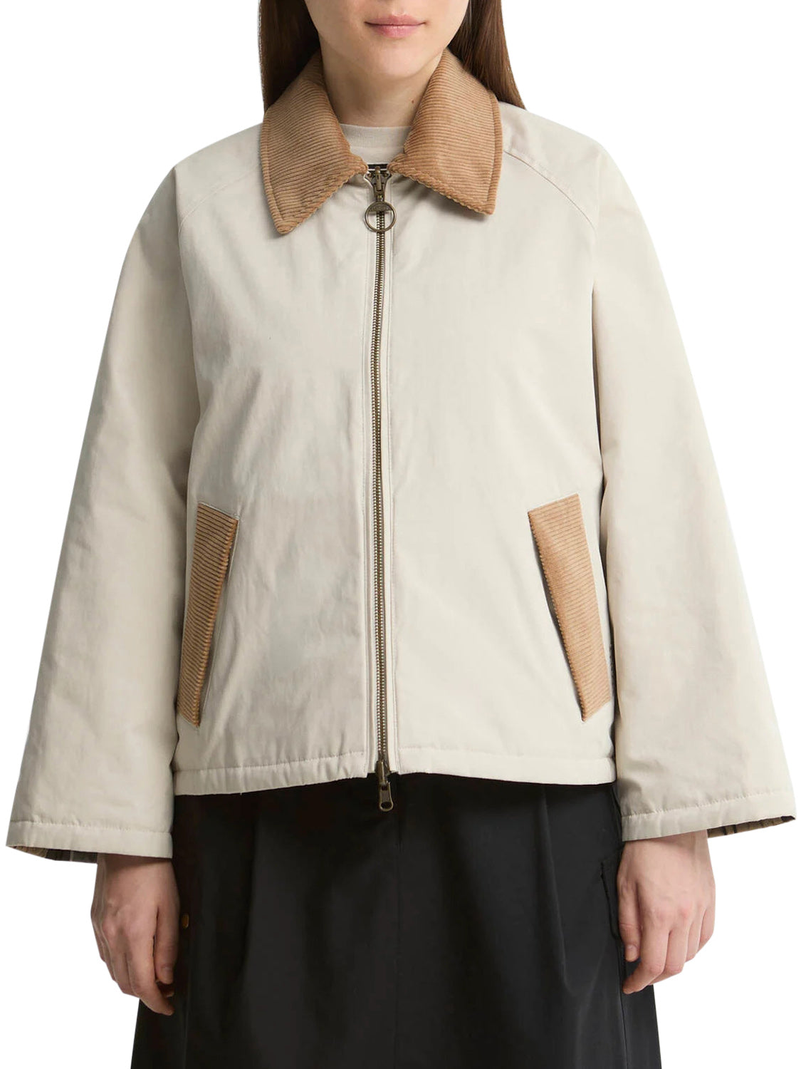 Barbour Giacca Leggera Donna Dawn Reversible Beige