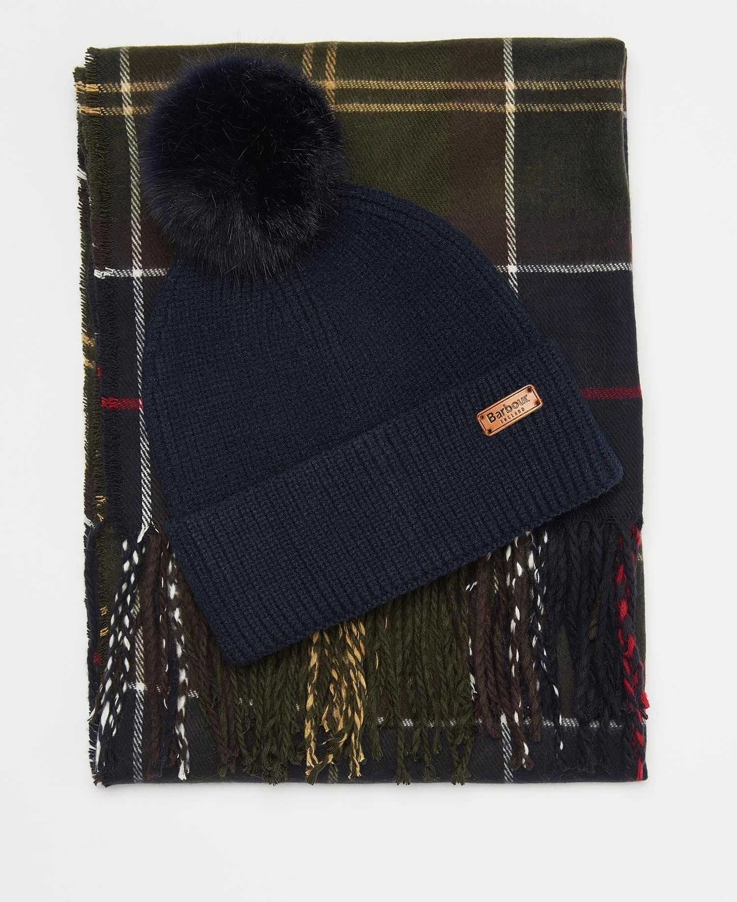Barbour Sciarpa Donna Dover Capp + Sciarpa Classic Tartan