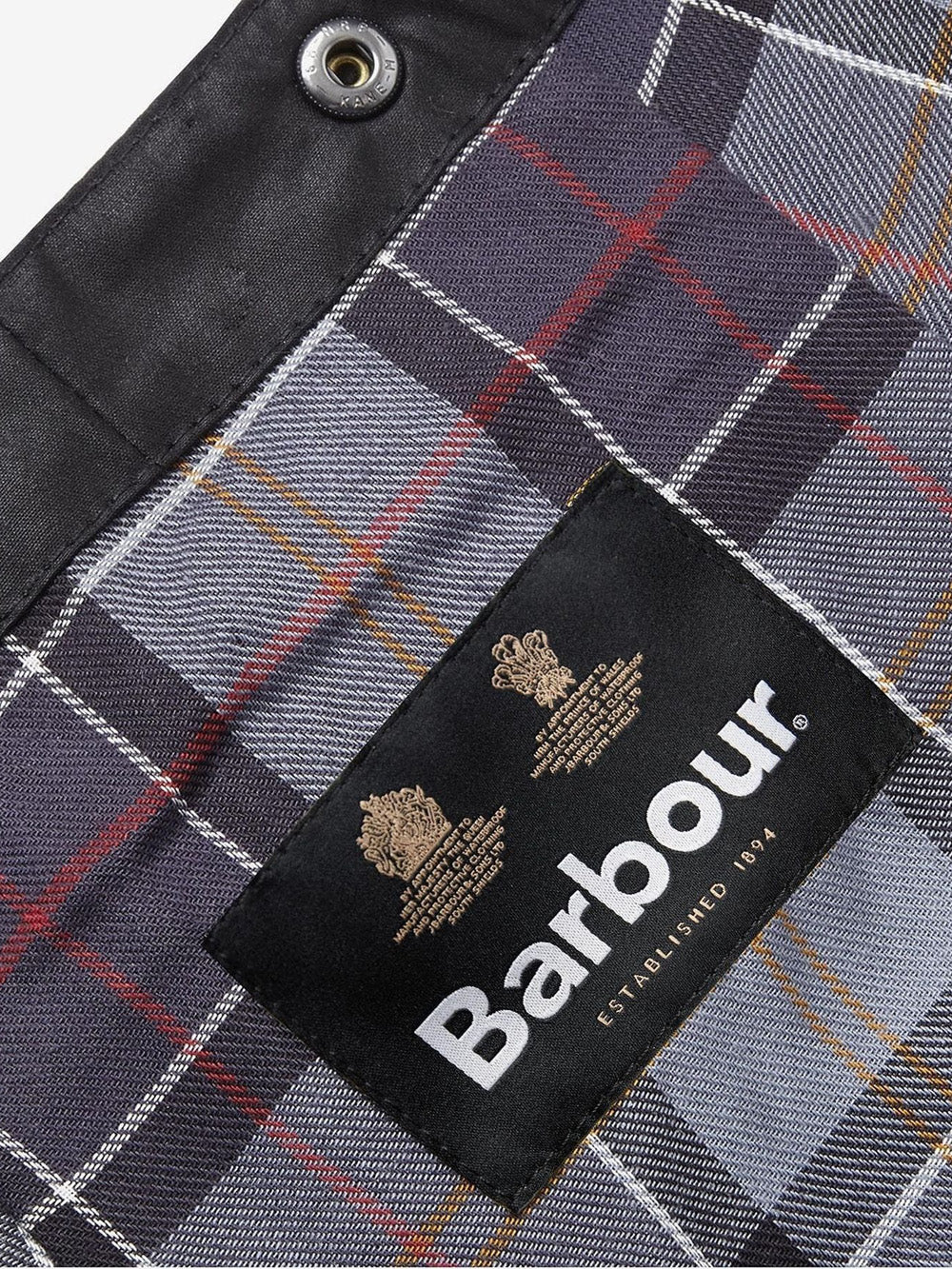 Barbour Cappuccio Uomo Waxed Nero