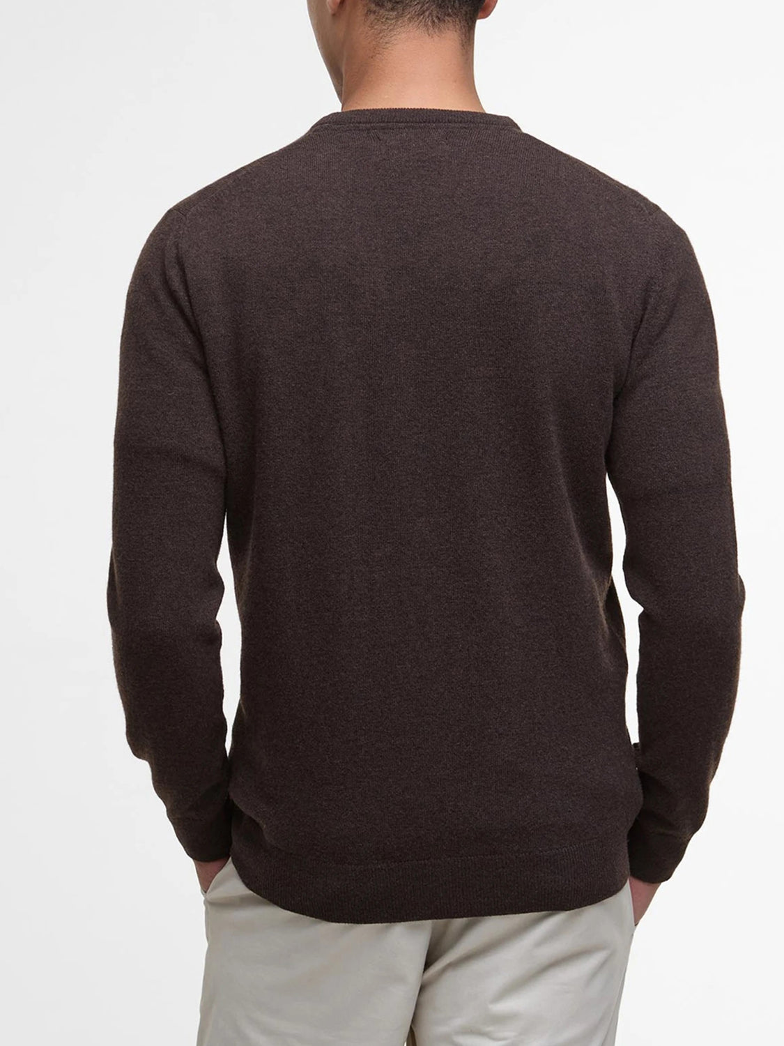 Barbour Maglione Uomo Essential Marrone