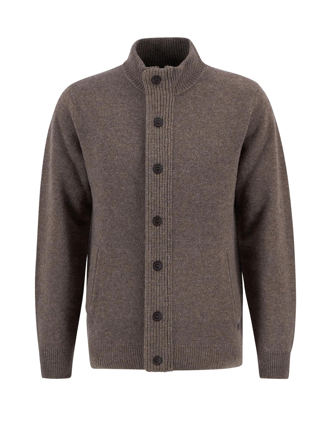 Barbour Cardigan Uomo Essential Stone