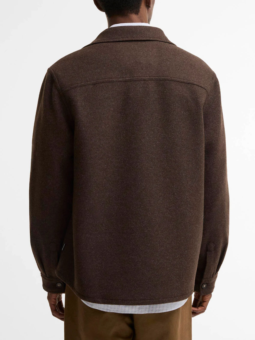 Barbour Overshirt Uomo Marltown Marrone