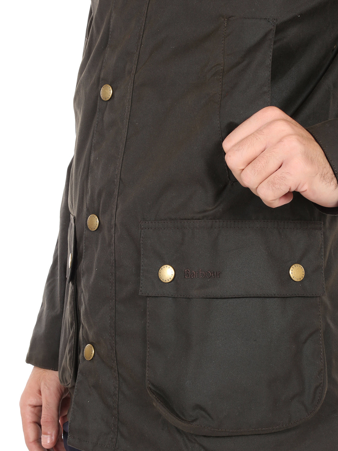 Barbour Giacca Cerata Uomo Ashby Olive