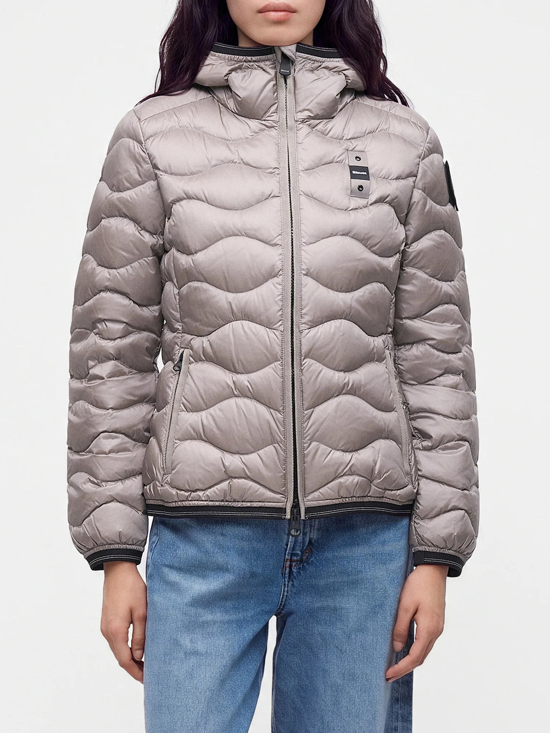 Blauer Piumino Donna Camelia Grigio Nebbia