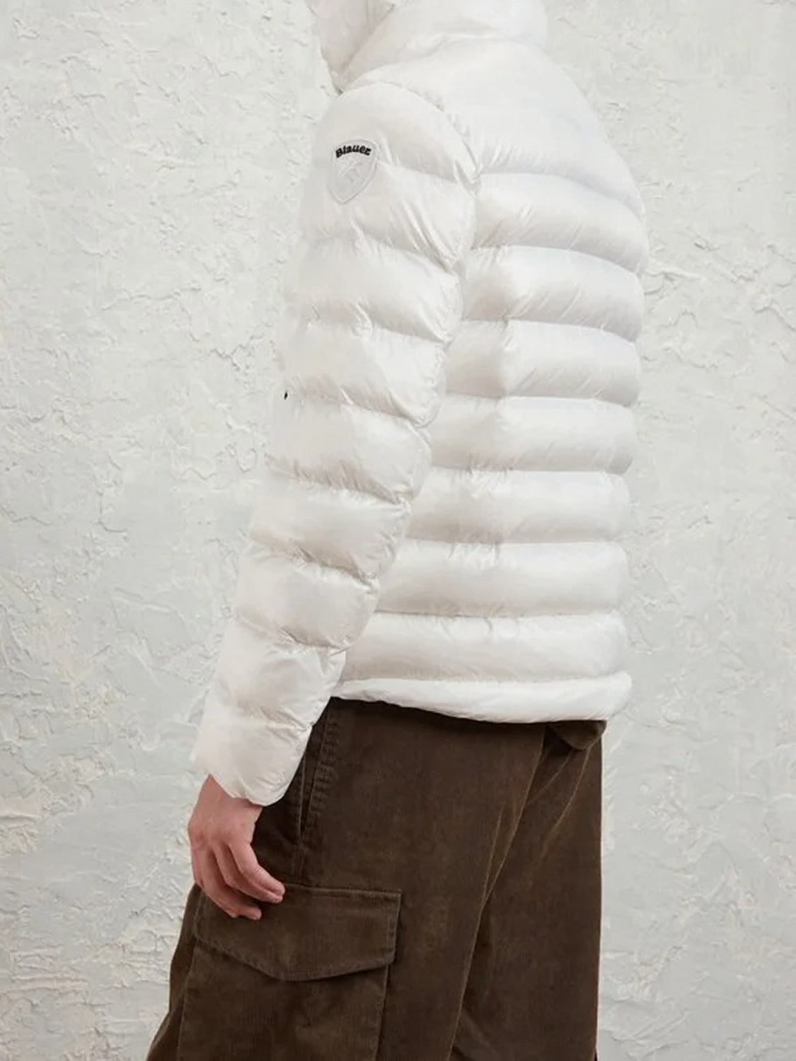 Blauer Piumino Uomo Adams Bianco ottico