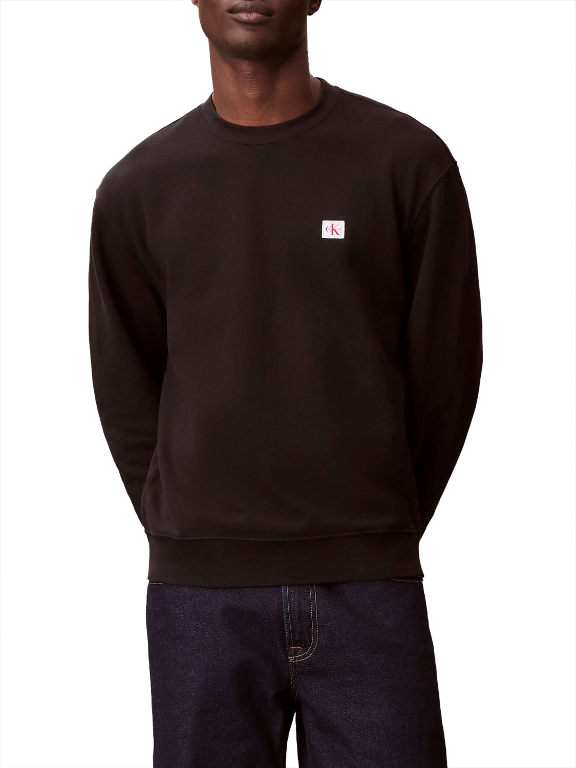 Calvin Klein Felpa Girocollo Uomo Nero