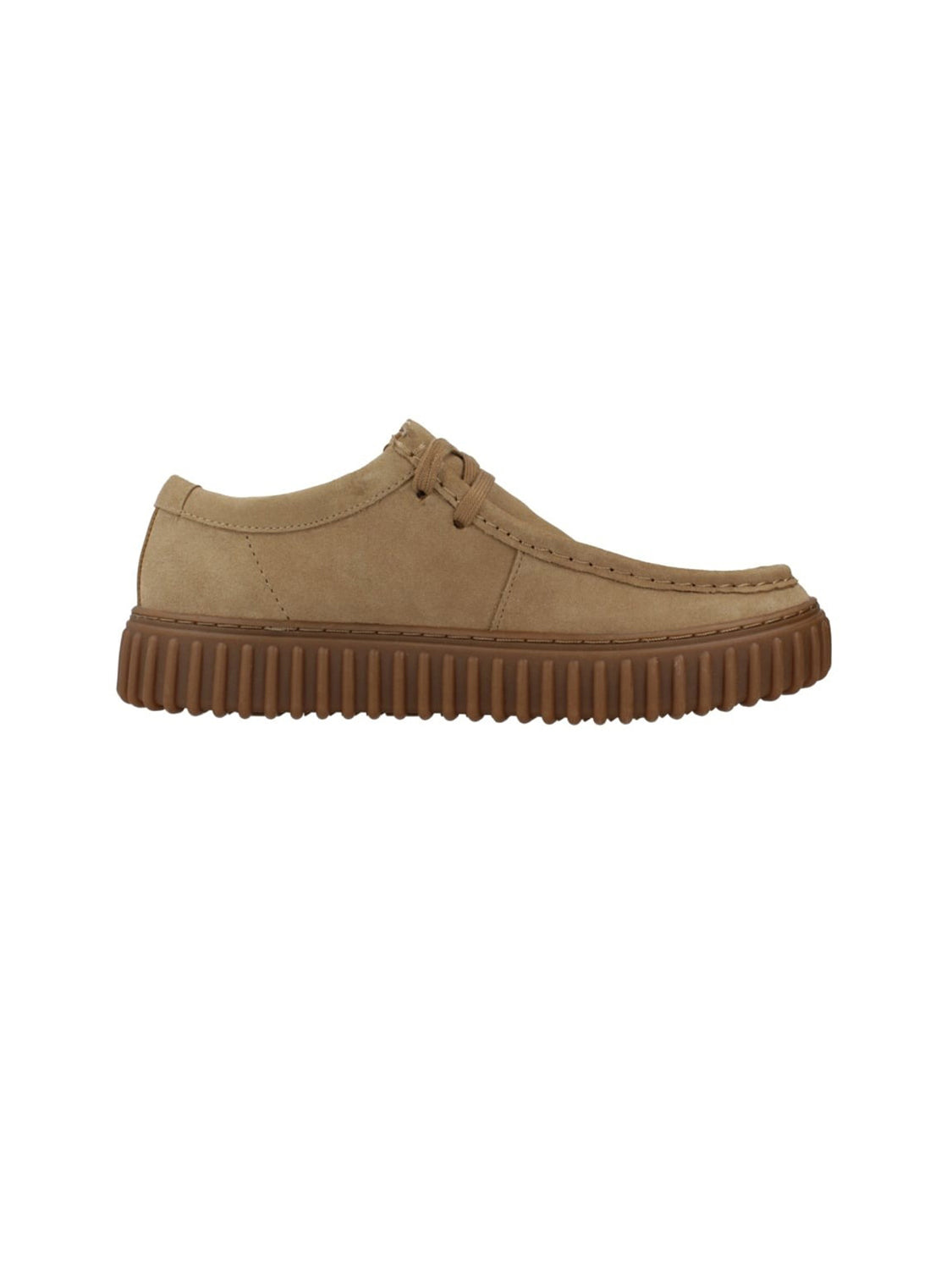 Clarks Scarpa Stringata Uomo Torhill Lo Sabbia Scuro