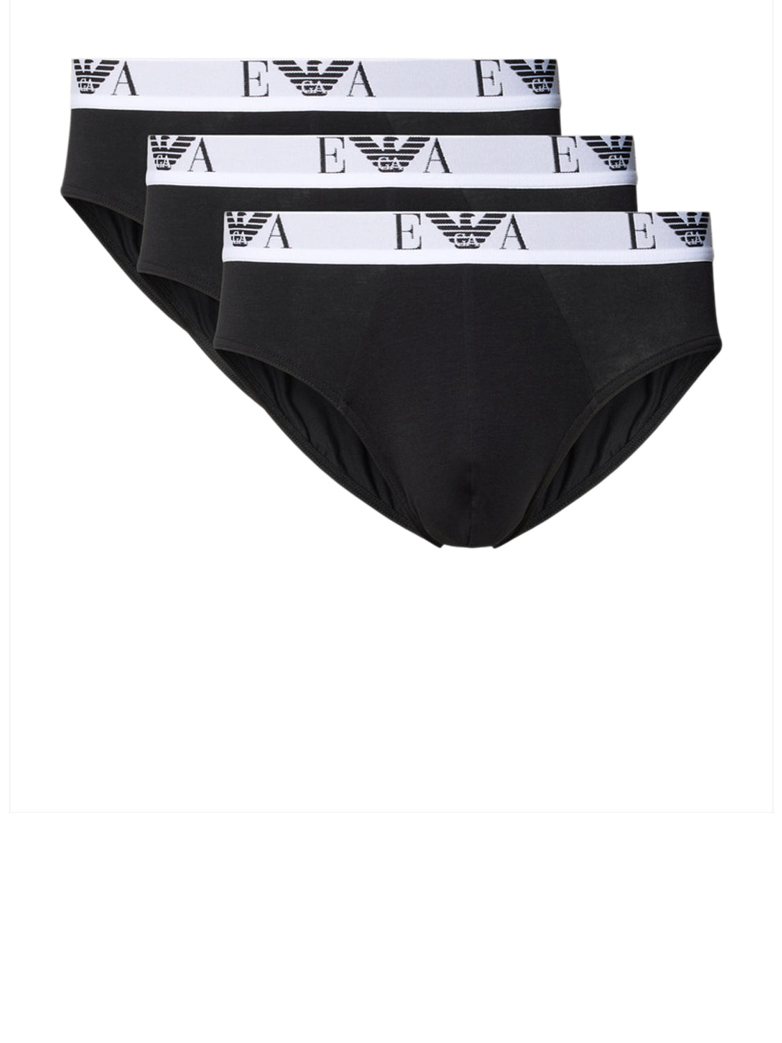 Emporio Armani Slip Uomo 3 Pack Nero