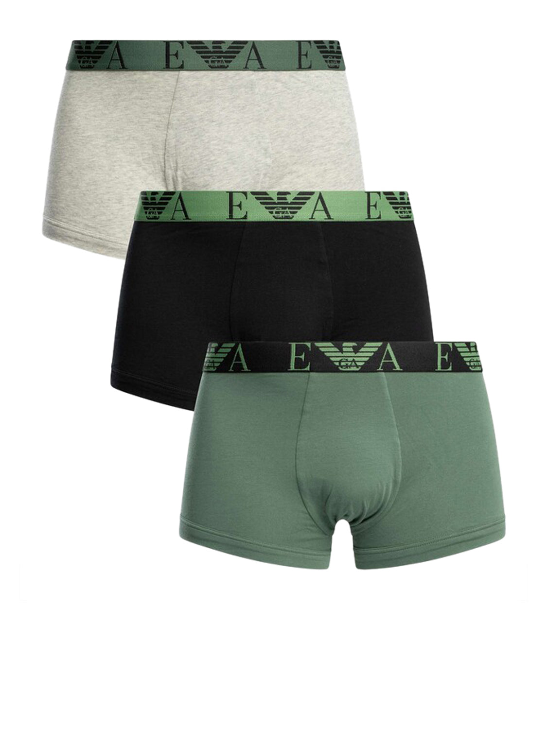 Emporio Armani Boxer Uomo 3 Pack Verde