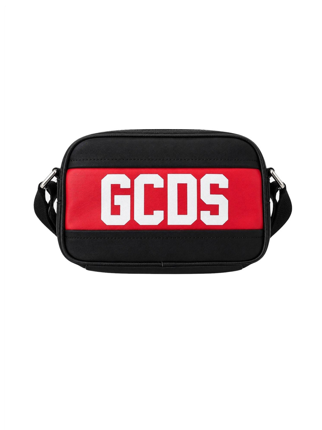 GCDS Borsa a Tracolla Donna Tracolla Band Logo Nero