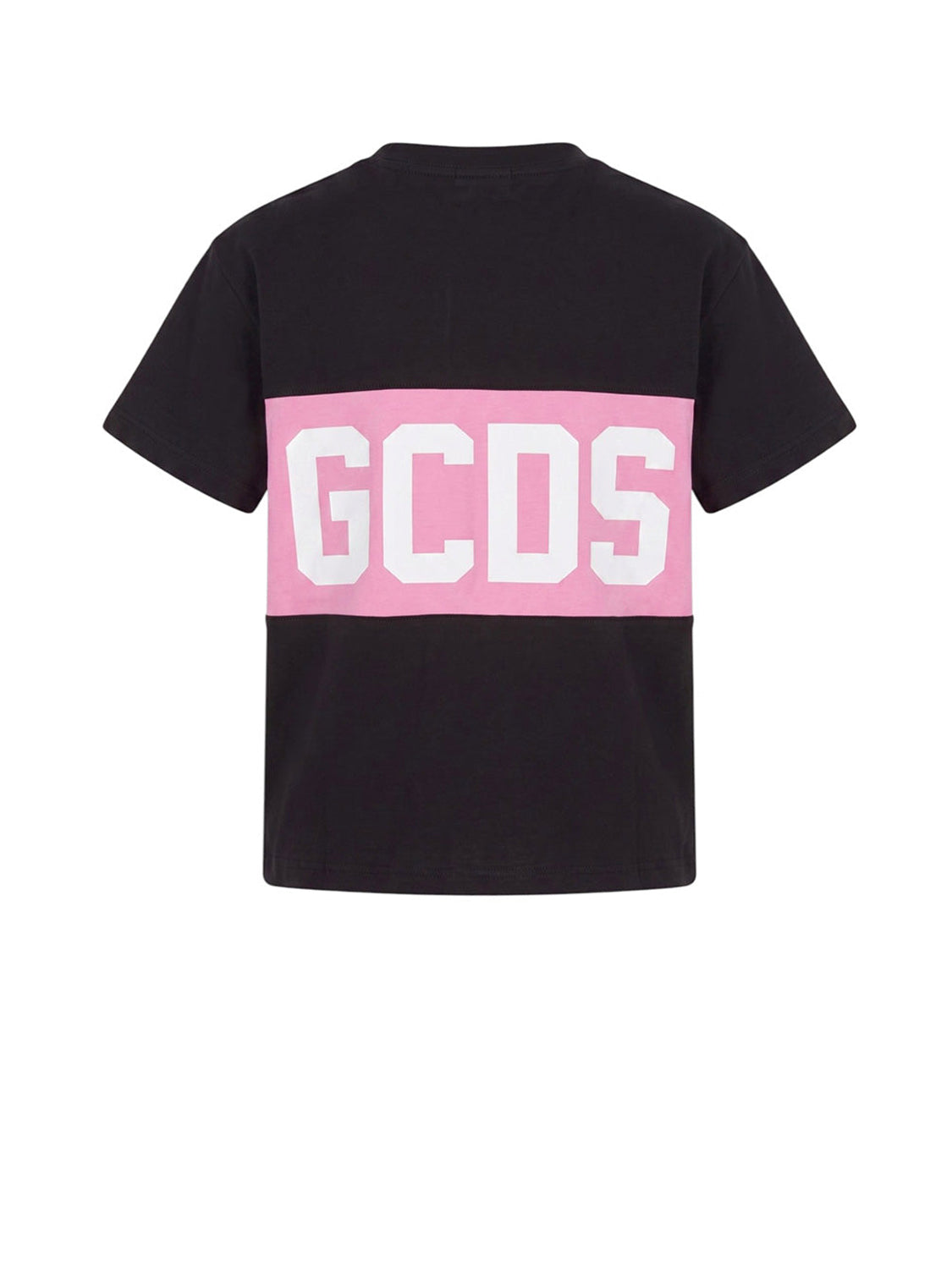 GCDS T-shirt Donna T-Shirt Con Band Logo Nero