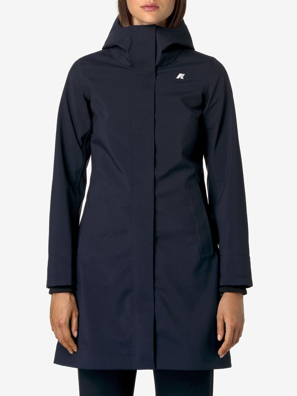 K-way Parka Donna Stephy Bonded Blu scuro