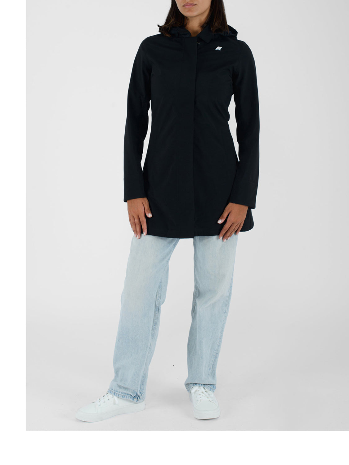 K-way Parka Donna Mathy Bonded Nero