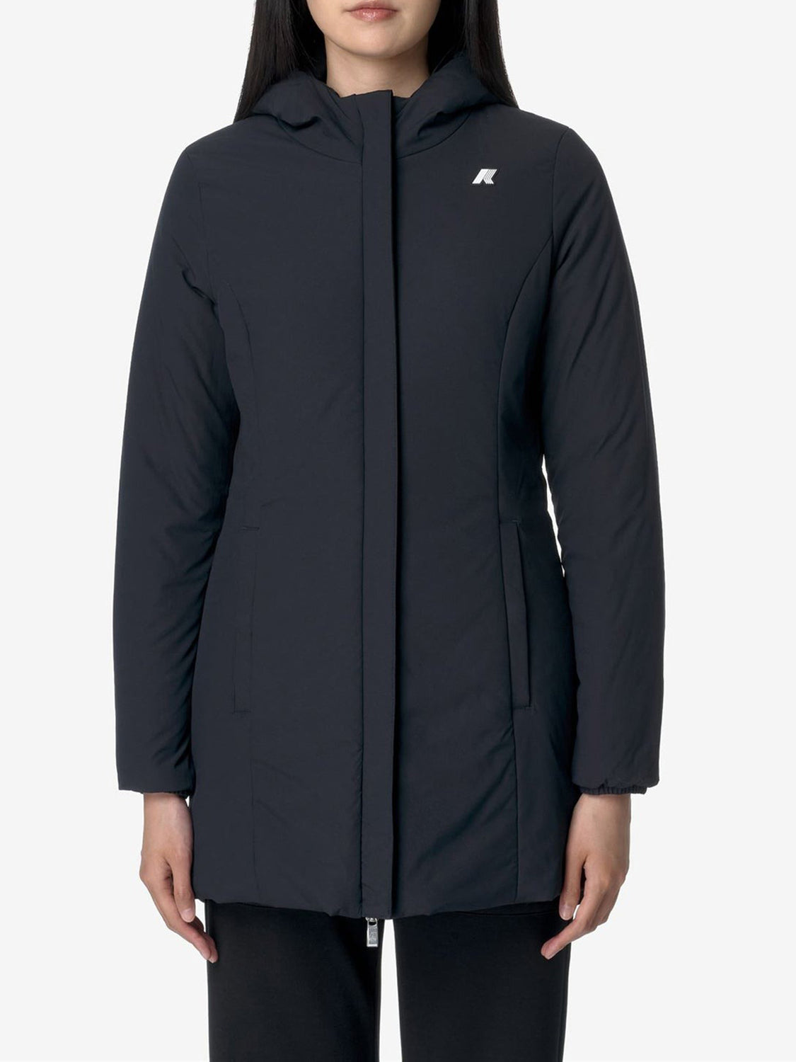 K-way Parka Donna Denise St Warm Double Nero