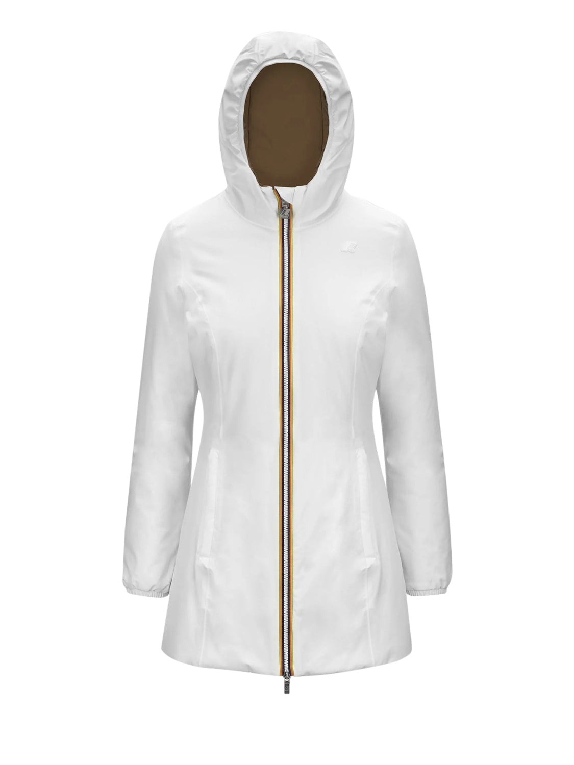 K-way Parka Donna Denise St Warm Double Bianco