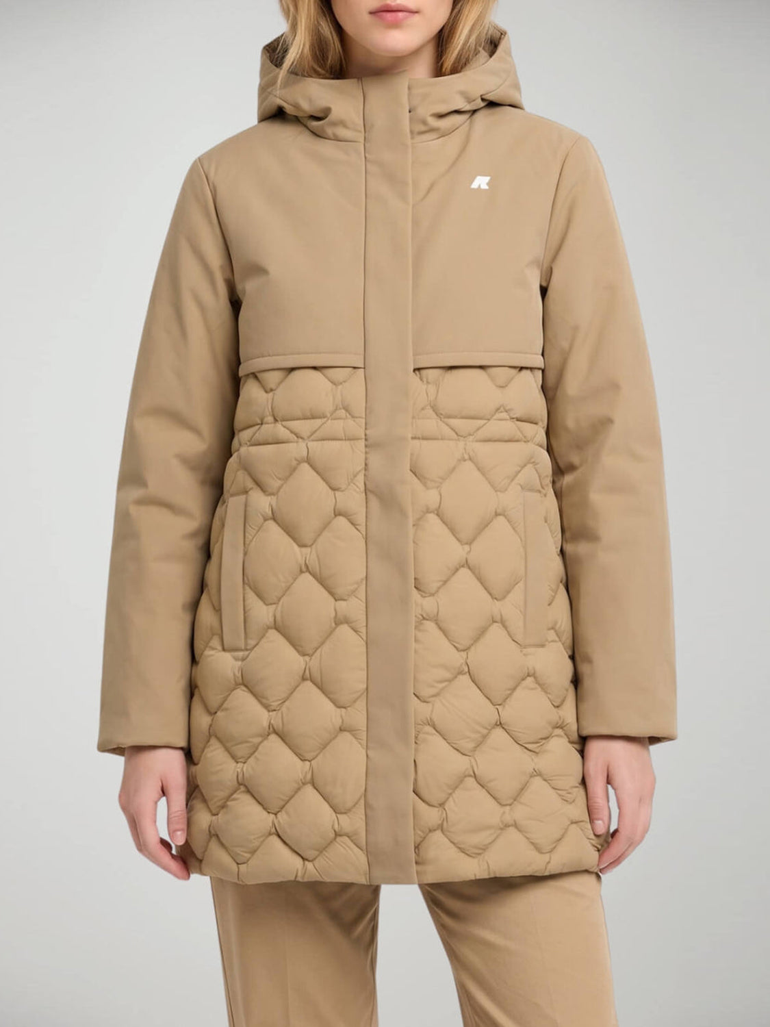 K-way Piumino Donna Siphelle Hybrid Warm Shell Beige