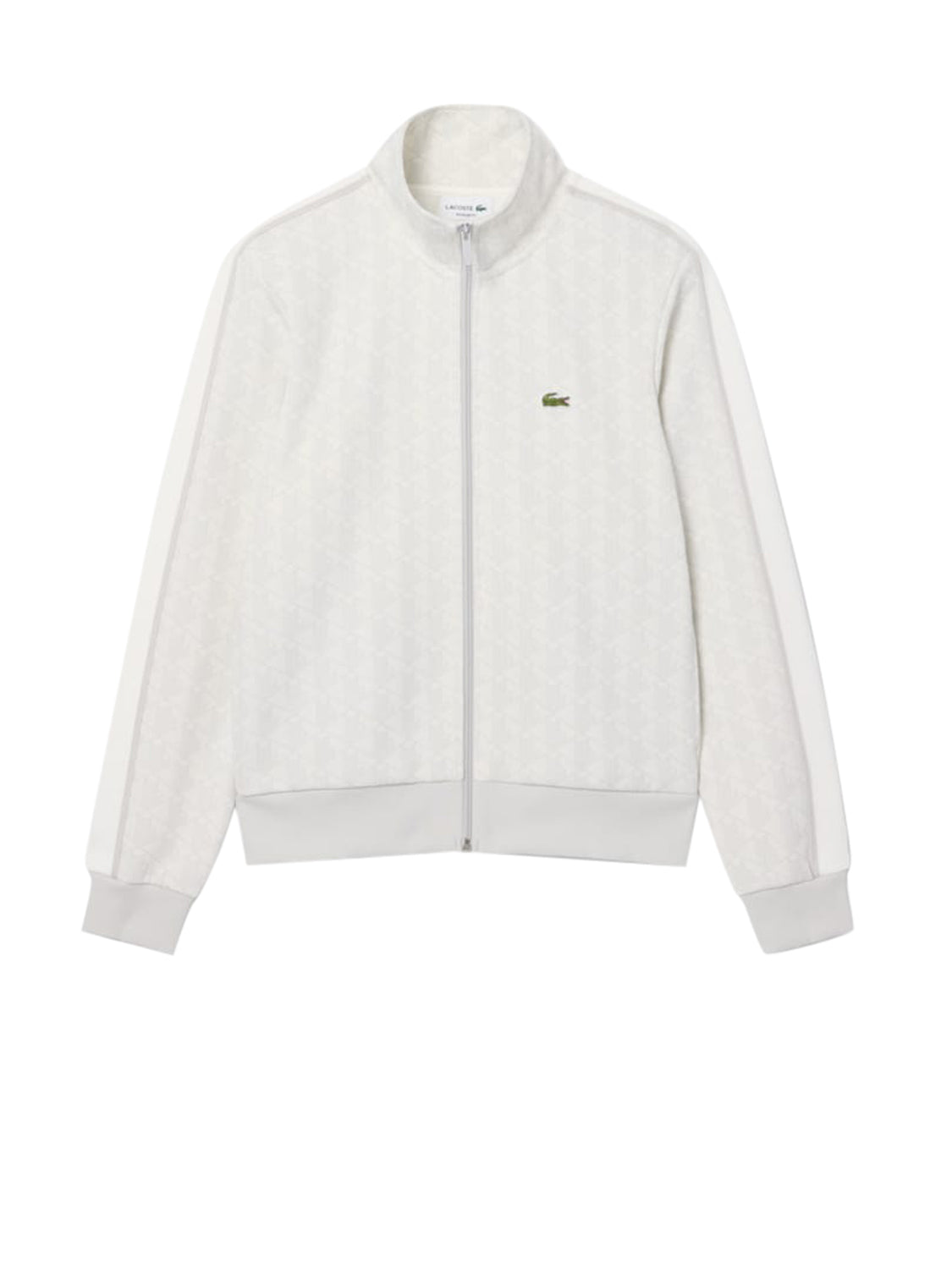 Lacoste Felpa con Zip Uomo Grigio