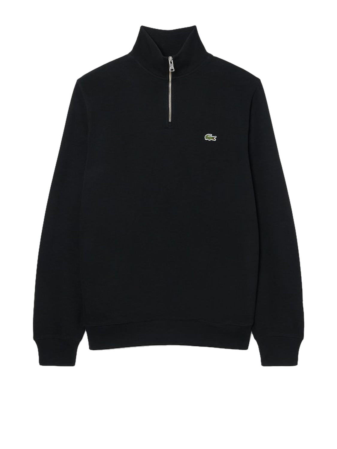 Lacoste Felpa con Zip Uomo Nero
