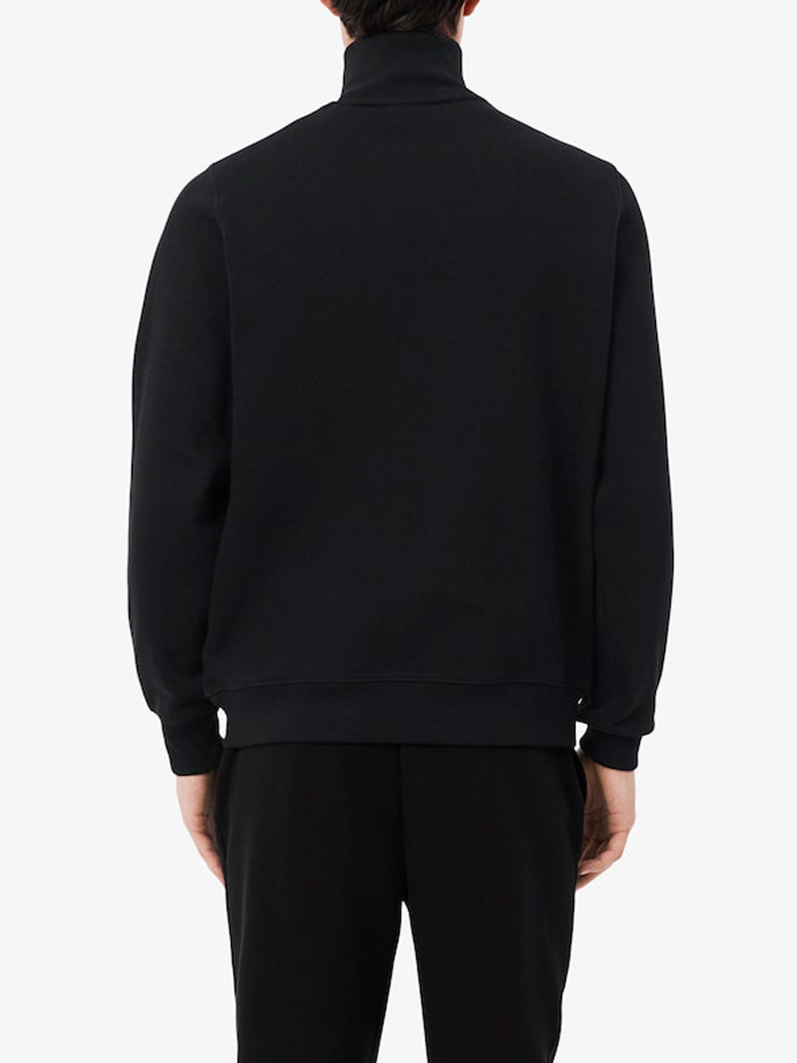 Lacoste Felpa con Zip Uomo Nero