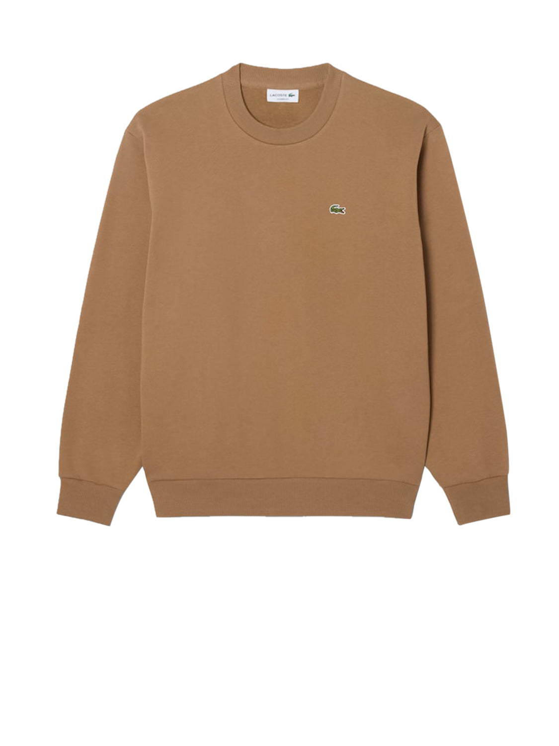 Lacoste Felpa Girocollo Uomo Marrone