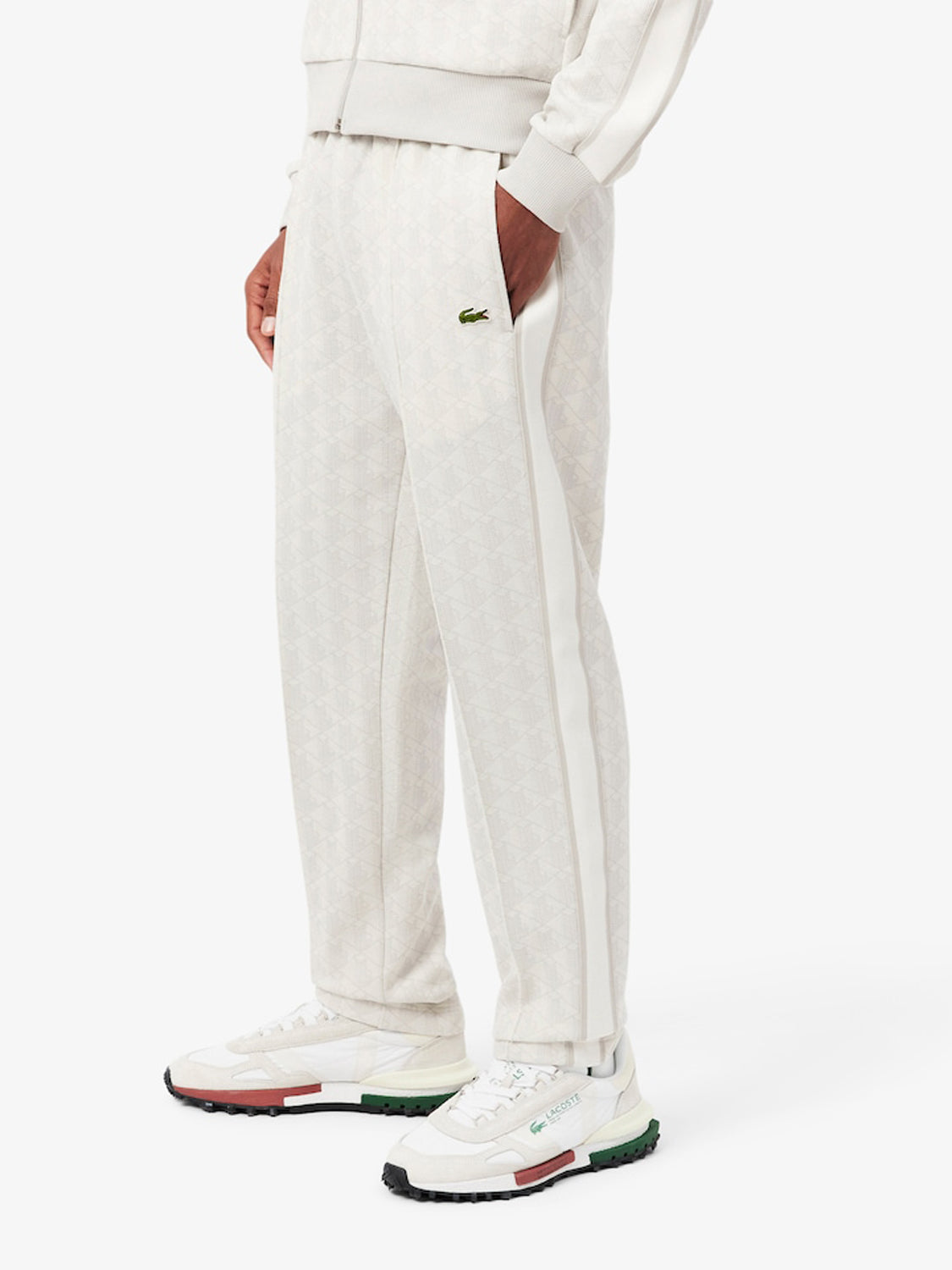 Lacoste Pantalone Tuta Uomo Grigio