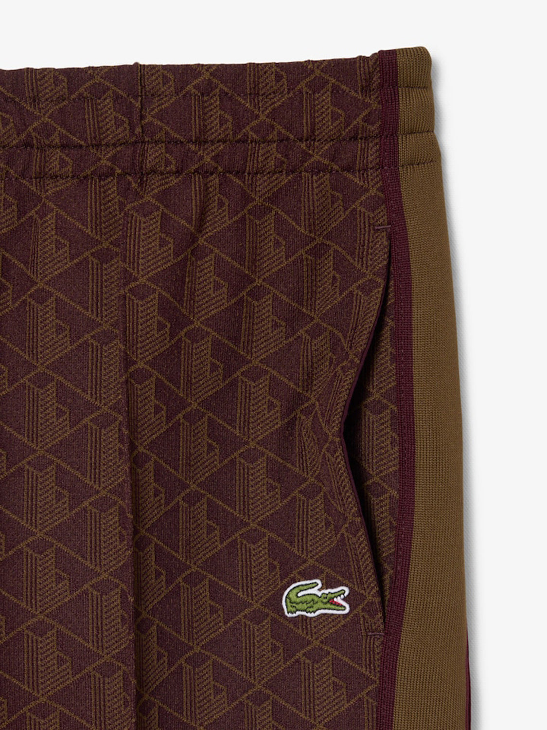 Lacoste Pantalone Tuta Uomo Marrone