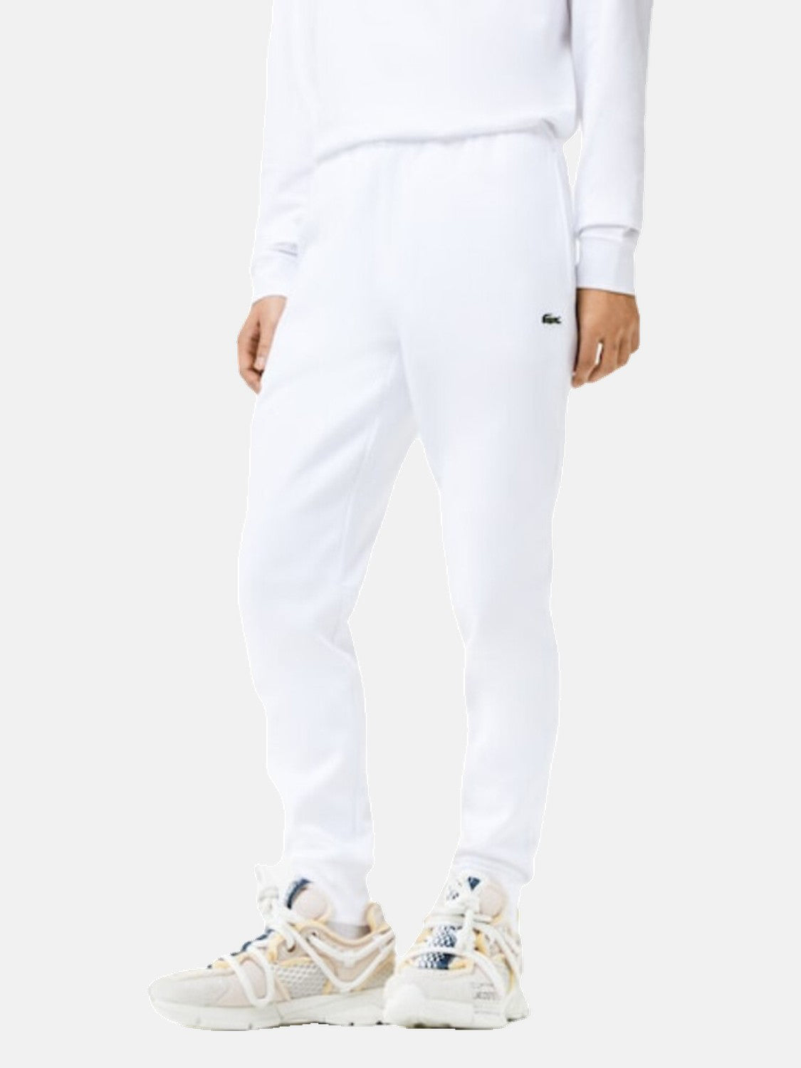Lacoste Pantalone Tuta Uomo Bianco