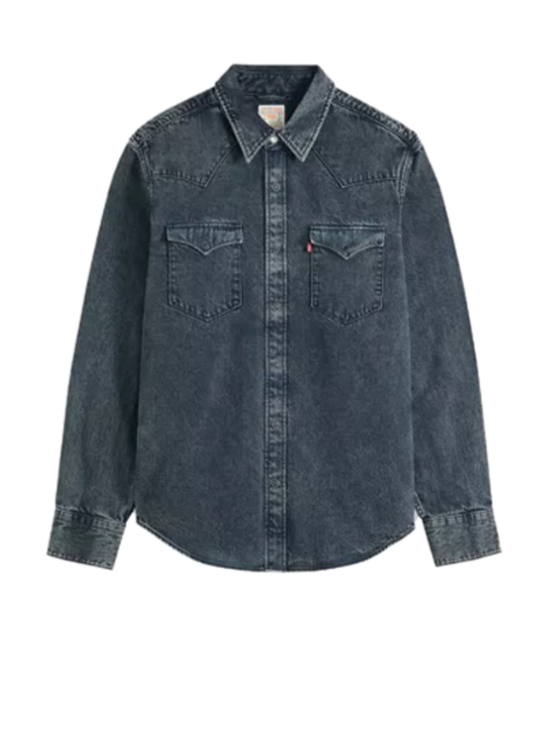 Levi's Camicia di Jeans Uomo Barstow Denim scuro