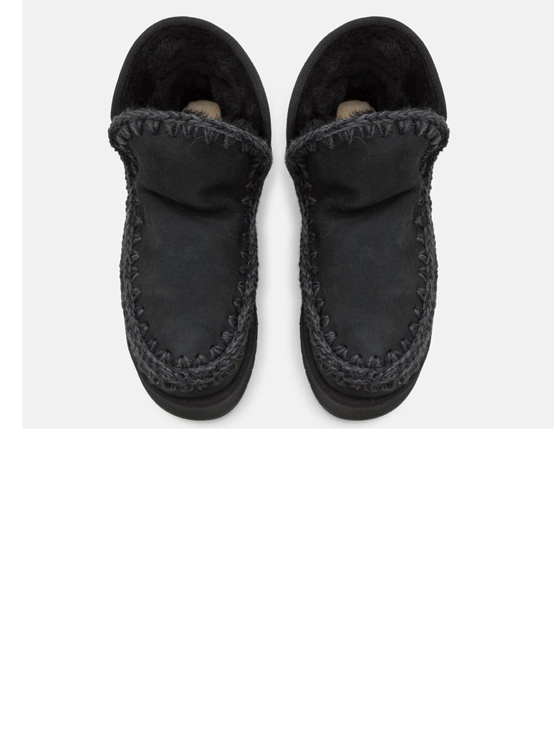 MOU Stivaletti Donna Mini Eskimo Platform Boot Nero