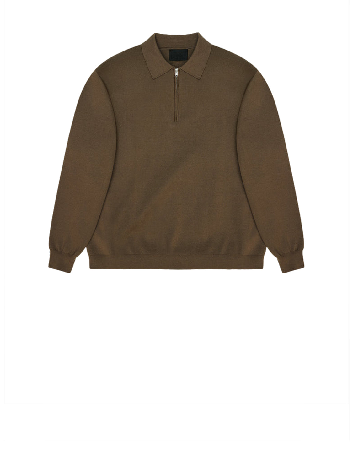 Rains Polo Unisex Long Sleeve Polo Beige scuro