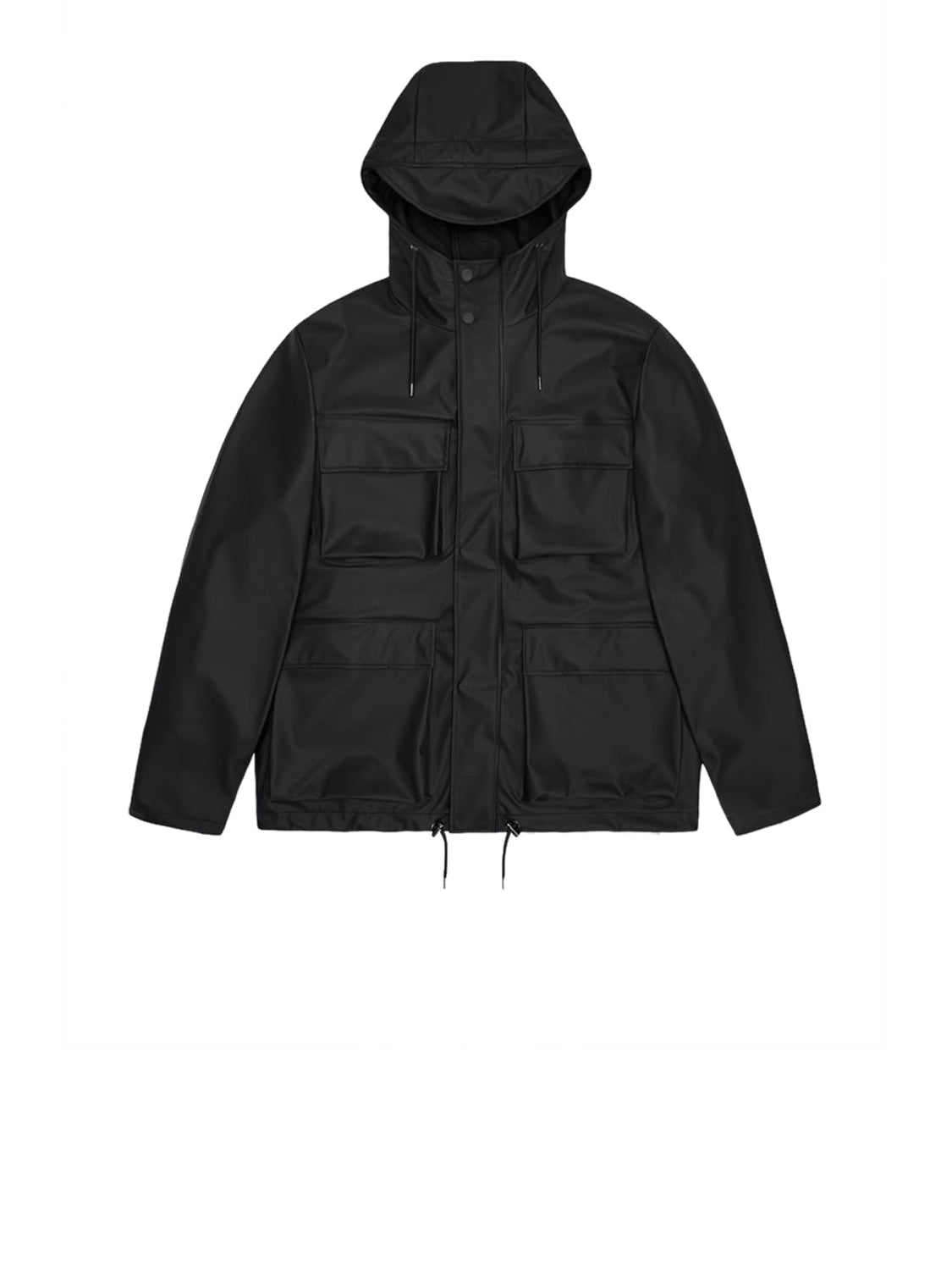 Rains Giubbotto Leggero Unisex Pocket Jacket W3 Nero