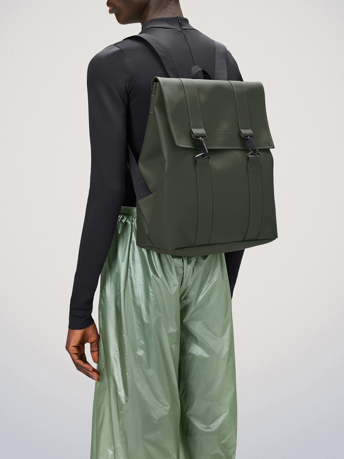 Rains Zaino Unisex Msn Bag W3 Verde