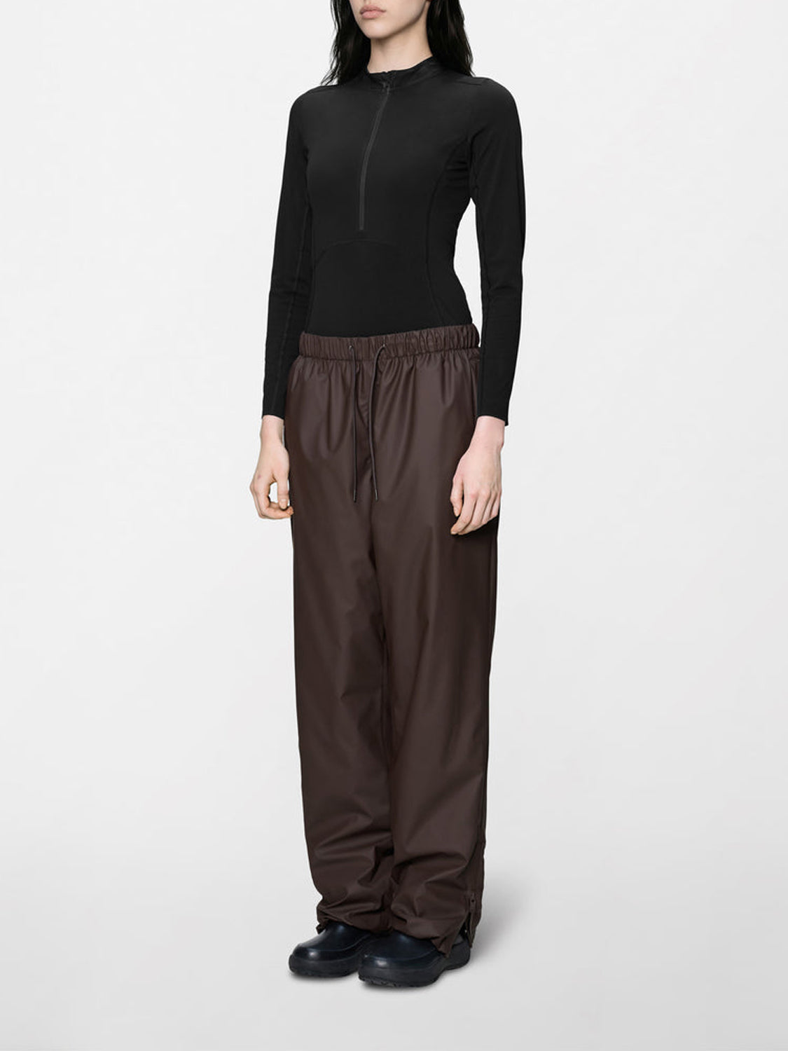 Rains Pantalone Unisex Lohja Insulated Pants W3T2 Marrone