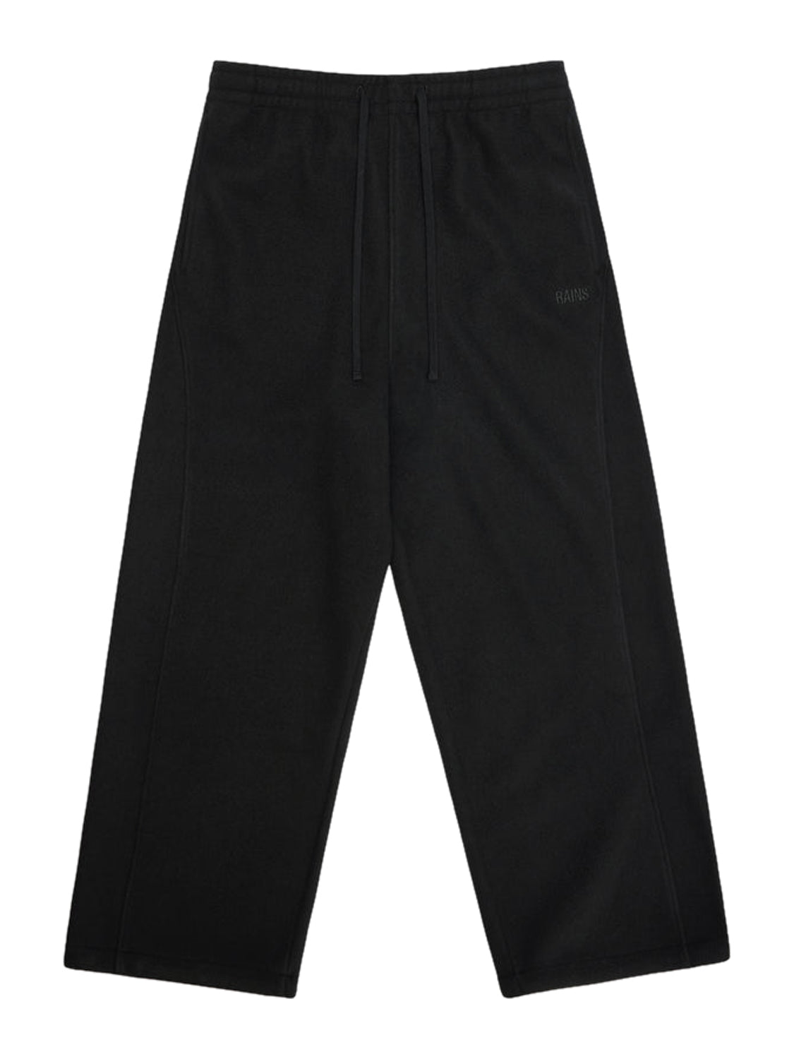 Rains Pantalone Unisex Fleece Pants Nero