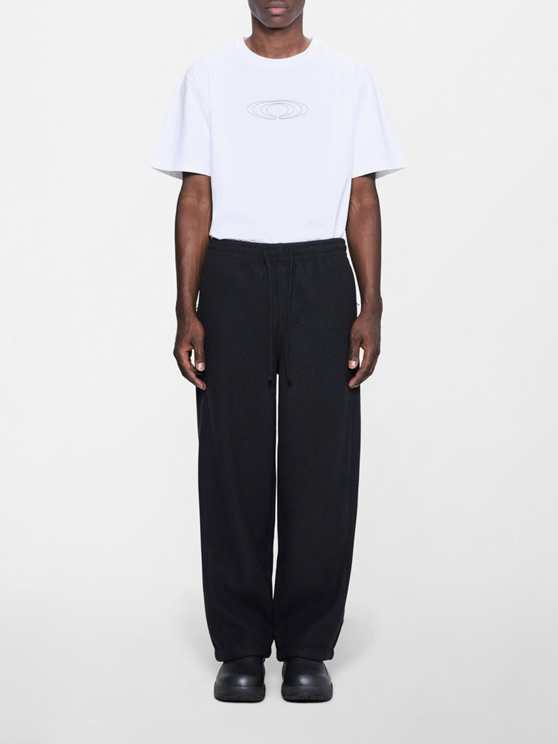 Rains Pantalone Unisex Fleece Pants Nero