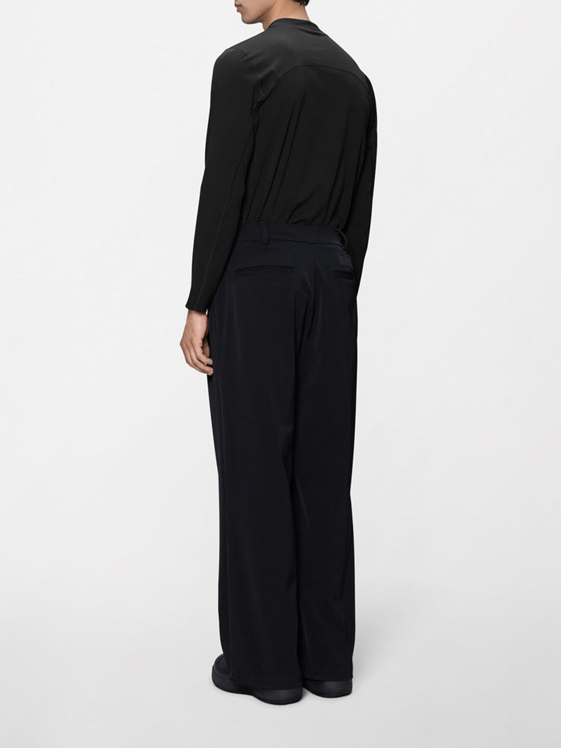 Rains Pantalone Unisex Tech Woven Pants Wide Nero