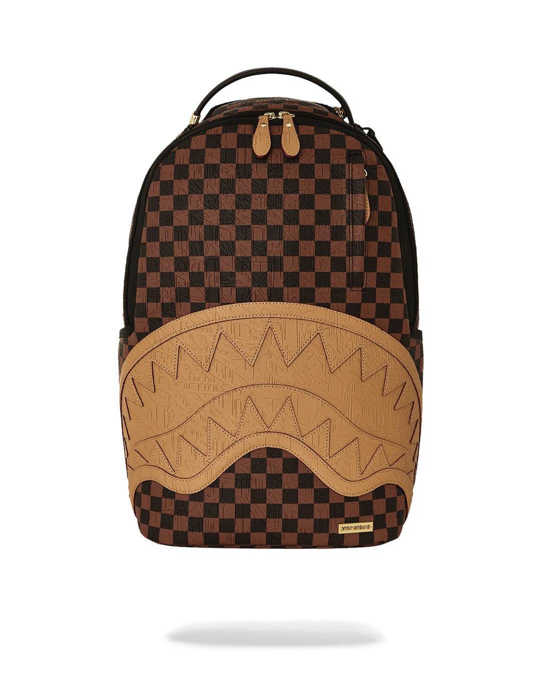 Sprayground Zaino Embossed check brown Marrone