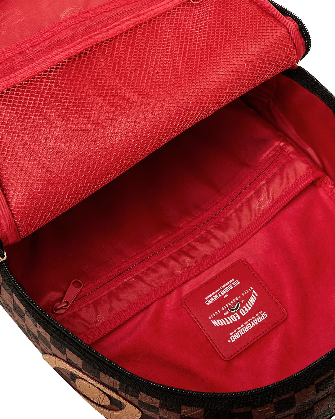 Sprayground Zaino Embossed check brown Marrone