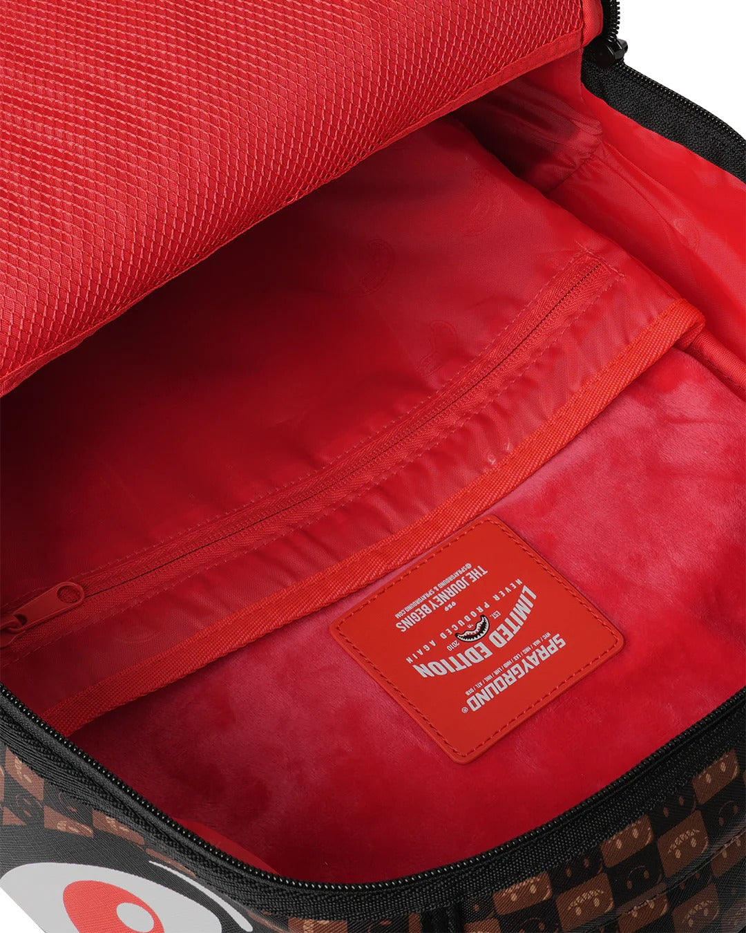 Sprayground Zaino Sharks in Paris wtf bubble Marrone