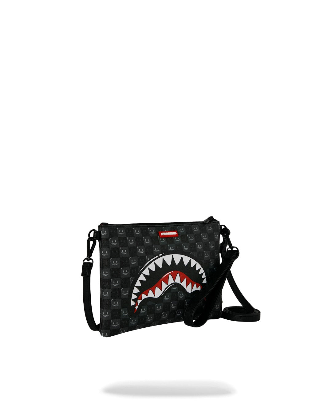 Sprayground Pochette Sharks in Paris WTF bubbly Nero