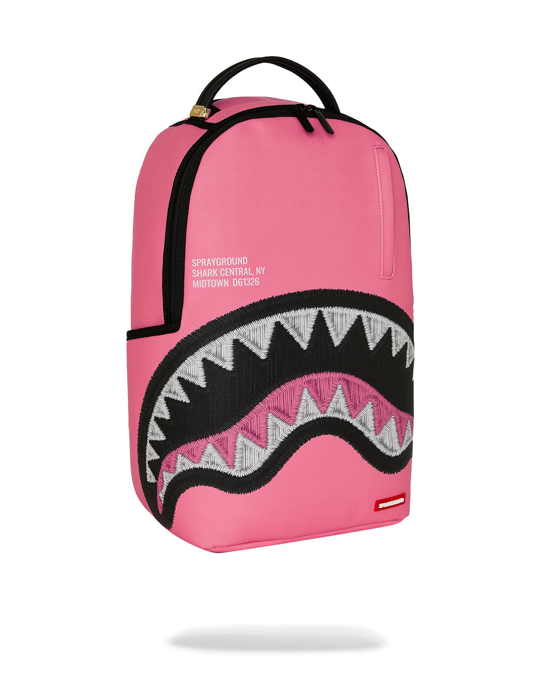 Sprayground Zaino Shark central pink embroidered Rosa