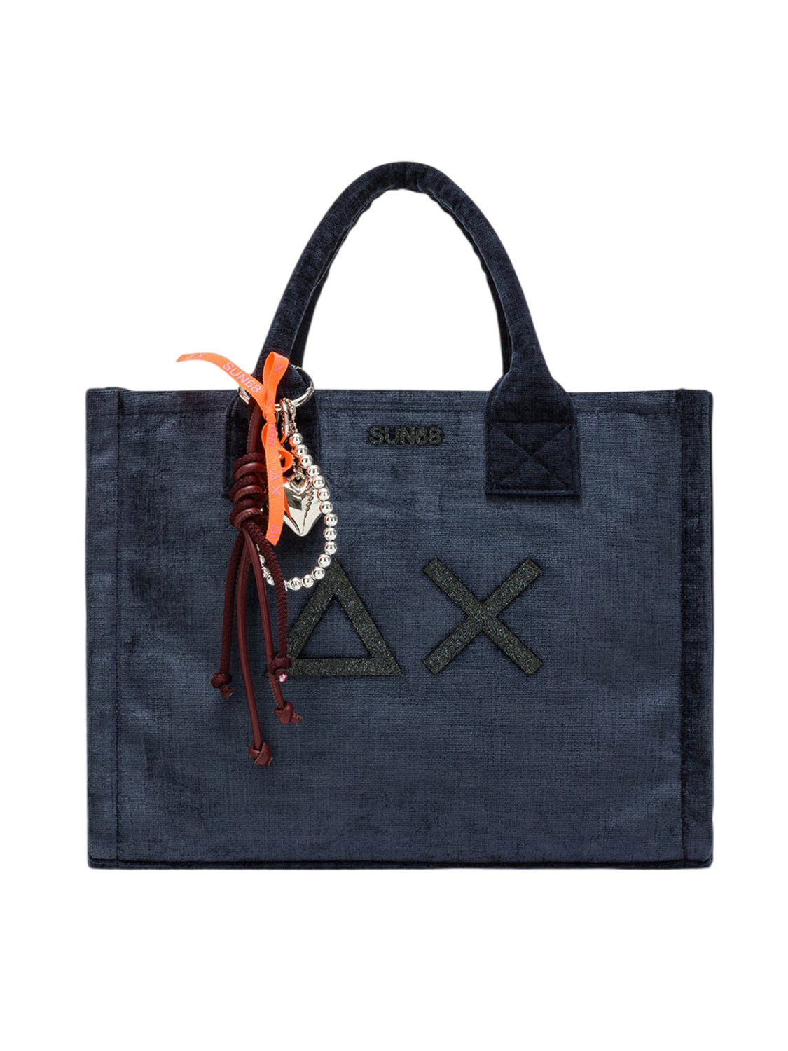 Sun68 Borsa a Mano Donna Cali Midi Bag Navy