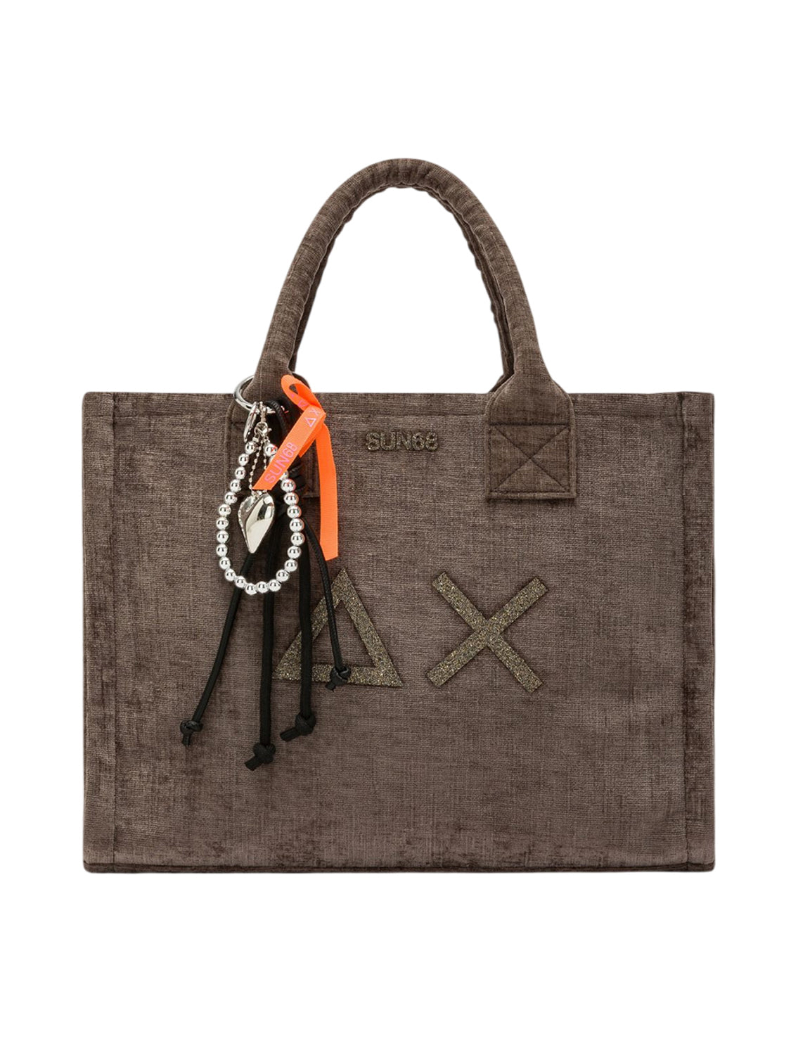 Sun68 Borsa a Mano Donna Cali Midi Bag Tortora