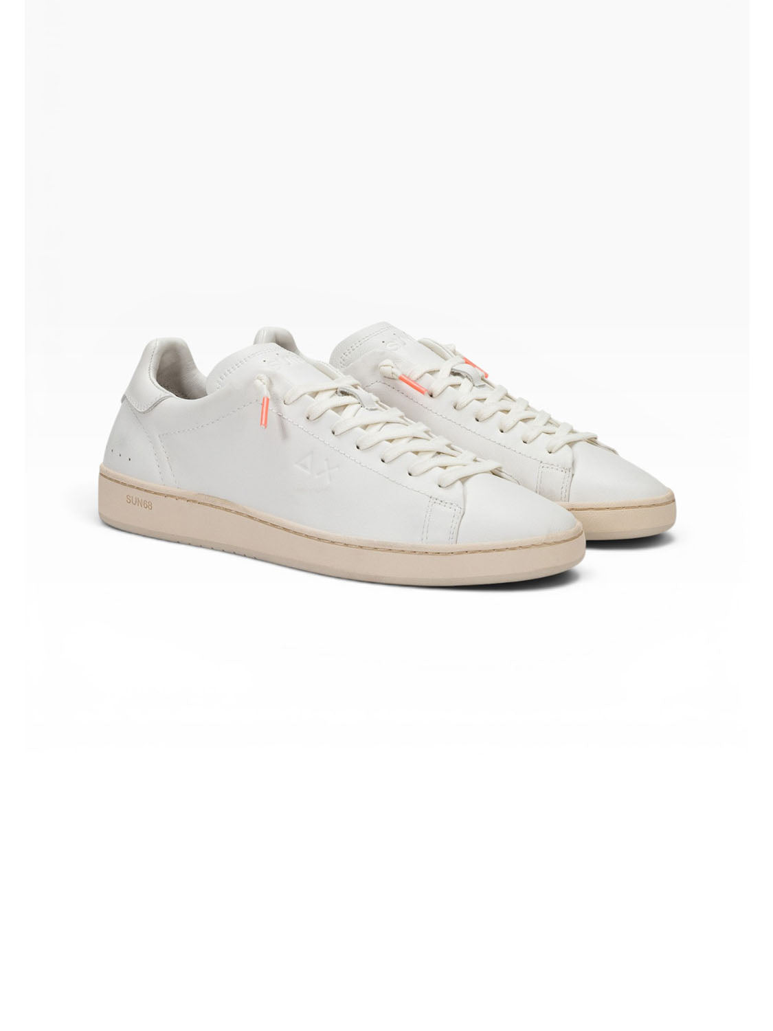 Sun68 Sneakers Uomo Urban Court Bianco panna