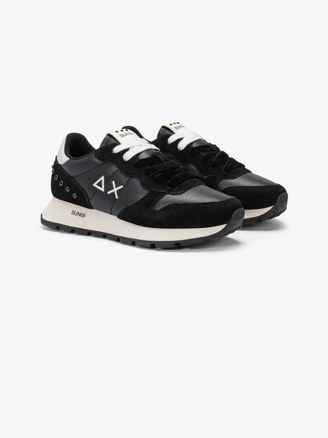 Sun68 Sneakers Donna Ally Studs Nero
